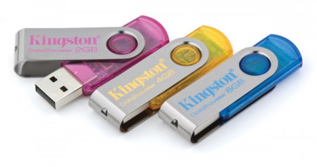 Memorias USB Kingston de 2, 4, 8 Gb
